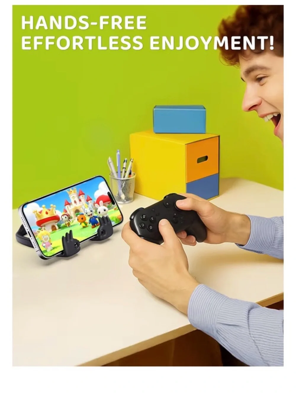 Caldever Black Hands Phone Holder new